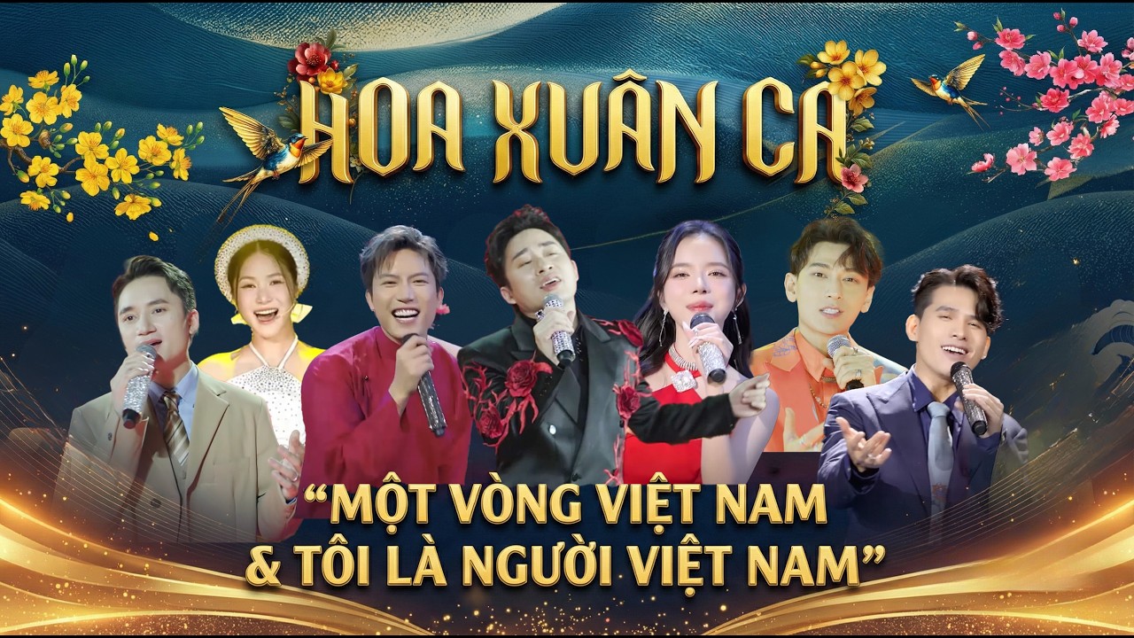 Các Nghệ sĩ tham gia HOA XUÂN CA hòa giọng trong ca khúc 