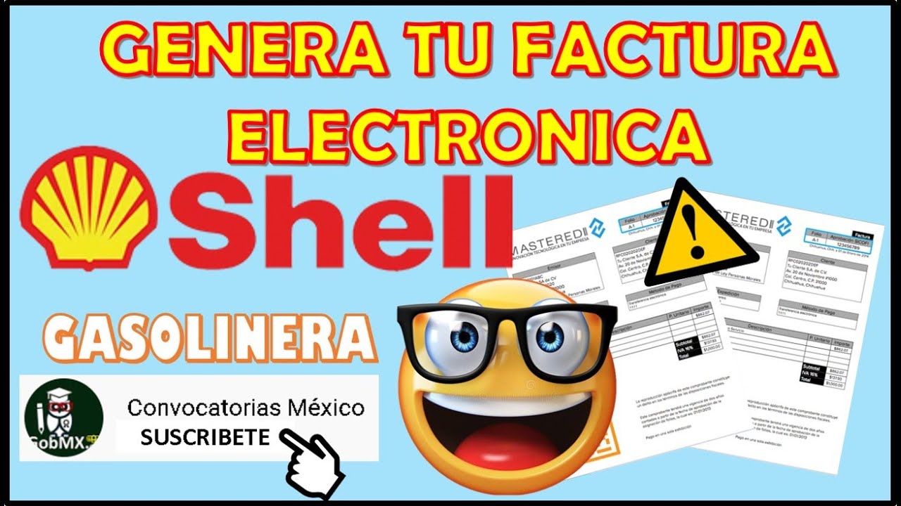 ⛽️ Genera FACTURA electrónica de Gasolina SHELL ⛽️ - YouTube