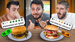 EN KÖTÜ VS EN İYİ PUANLI RESTORANTLARDAN YEMEK YEDİM !!