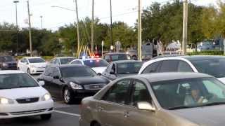 Orange County Sheriff Cruiser Responding