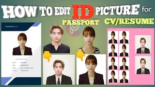 HOW TO EDIT  EASY AND FORMAL SUIT ID | RESUME | PASSPORT PICTURE|TUTORIAL screenshot 3