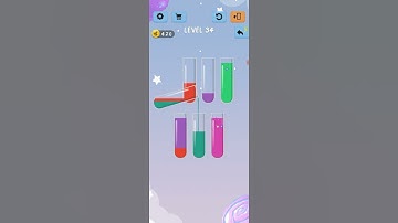 Water Color Sort Puzzle: Liquid Sort - Game Play level 34