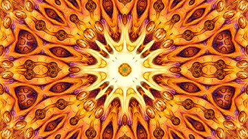 The Splendor of Color Kaleidoscope Video v1.6 Colorful Psychedelic Fractal Flame Visuals to Trip On