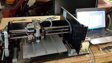Xenetech 9*12" Rotary Engraver testing