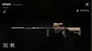 Build M16A1 NATO Modified -Gunny level 3 ,Grayzone Warfare