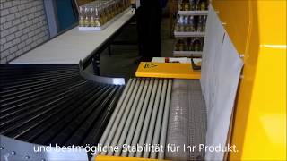 Bündelpacker Bp-Combi Mit Integriertem Pusher Ps - Gläser Und Flaschen Effizient Verpacken