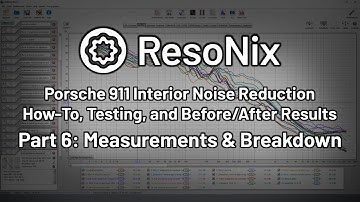 2023 Porsche 911 GT3 - Sound Deadening Noise Reduction On 992 Using ResoNix - Part 6: Measurements