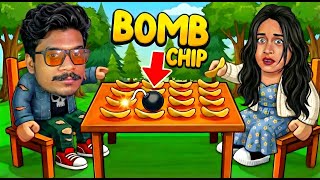 BOMB CHIP Challange Gone Wrong in ROBLOX 😂🔥@jellybeanplayss