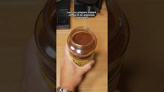 Celebrity Instant coffee in espresso machine??? ☕️🤤#coffee #science #asmr Profile