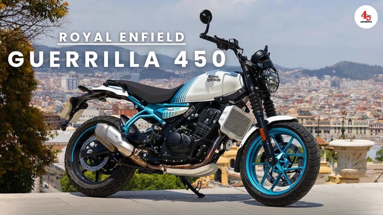 New Royal Enfield Guerrilla 450 Review | 2024 RE Guerrilla 450 - New Roadster Bike  | 4D Automate