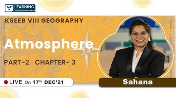 Class 8 | Atmosphere | KSEEB | Social (Geography) | Vista