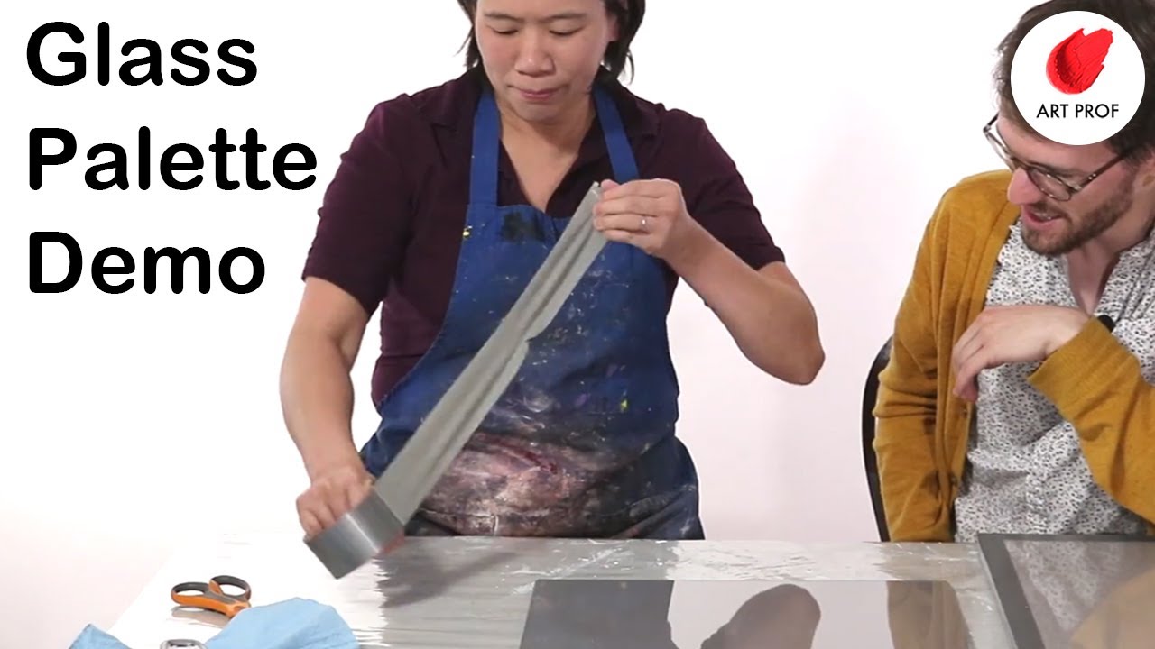 DIY Glass Palette Demo for Painting: RISD Art Professor Explains 