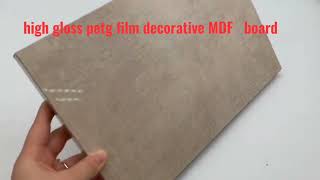 HIGH GLOSS PET MDF BOARD