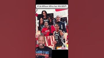 A’Ja Wilson wins her 4th WNBA MVP! #ajawilson #wnba #mvp #youtubeshorts