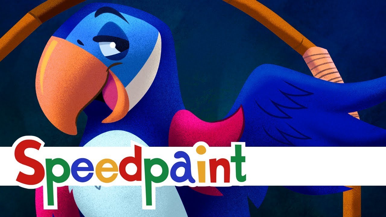 Disney's Enchanted Tiki Room Speedpaint | Fritz, Michael, and Pierre ...