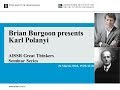 University of Amsterdam | Brian Burgoon presents Karl Polanyi | AISSR Great Thinkers Series