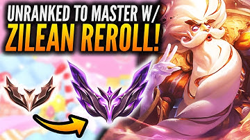 Embarking on an UNRANKED to MASTERS Zilean Reroll Challenge | Teamfight Tactics Set 6.5 Patch 12.8