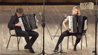 Video thumbnail of "G.HERMOSA Anantango for accordion duo - Alexander Selivanov and Julia Amerikova / ХЕРМОЗА Анантанго"