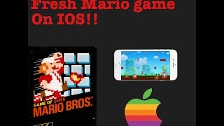 How to get Fresh Mario game on IOS. screenshot 5
