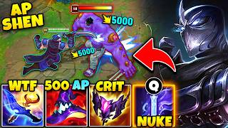 Mathematically correct Shen one shots you with a single auto (100% MAX HP DAMAGE)