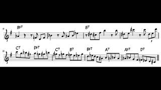 Well You Needn&#39;t - Ben Castle Tenor Saxophone Transcription