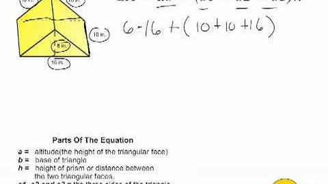 Triangular Prism Surface Area