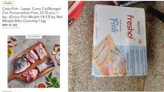Fresho BigBasket Review | Fresho Catla Fish Review | Fresho Fish Product Review | Mrs Garlapati screenshot 4