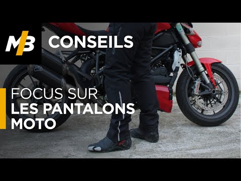 PANTALON MOTO EN CORDURA POUR HOMME AVEC LE PROTECTIONS TISSU RESISTANT À  L'EAU