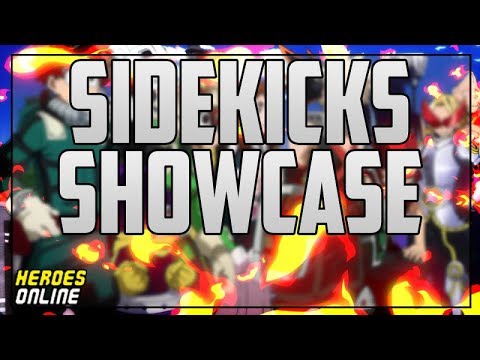 Old Sidekicks Showcase Heroes Online Roblox Youtube - my first sidekick on heroes onlineheroes online roblox