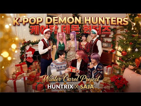 겨울 감성 가득한 케데헌 캐럴 𝙋𝙡𝙖𝙮𝙡𝙞𝙨𝙩✨ [Full Album] K-POP DEMON HUNTERS : Winter Carol❄️ (20곡) | HUNTRIX & SAJA