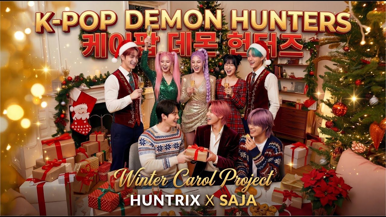 겨울 감성 가득한 케데헌 캐럴 𝙋𝙡𝙖𝙮𝙡𝙞𝙨𝙩✨ [Full Album] K-POP DEMON HUNTERS : Winter Carol❄️ (20곡) | HUNTRIX & SAJA