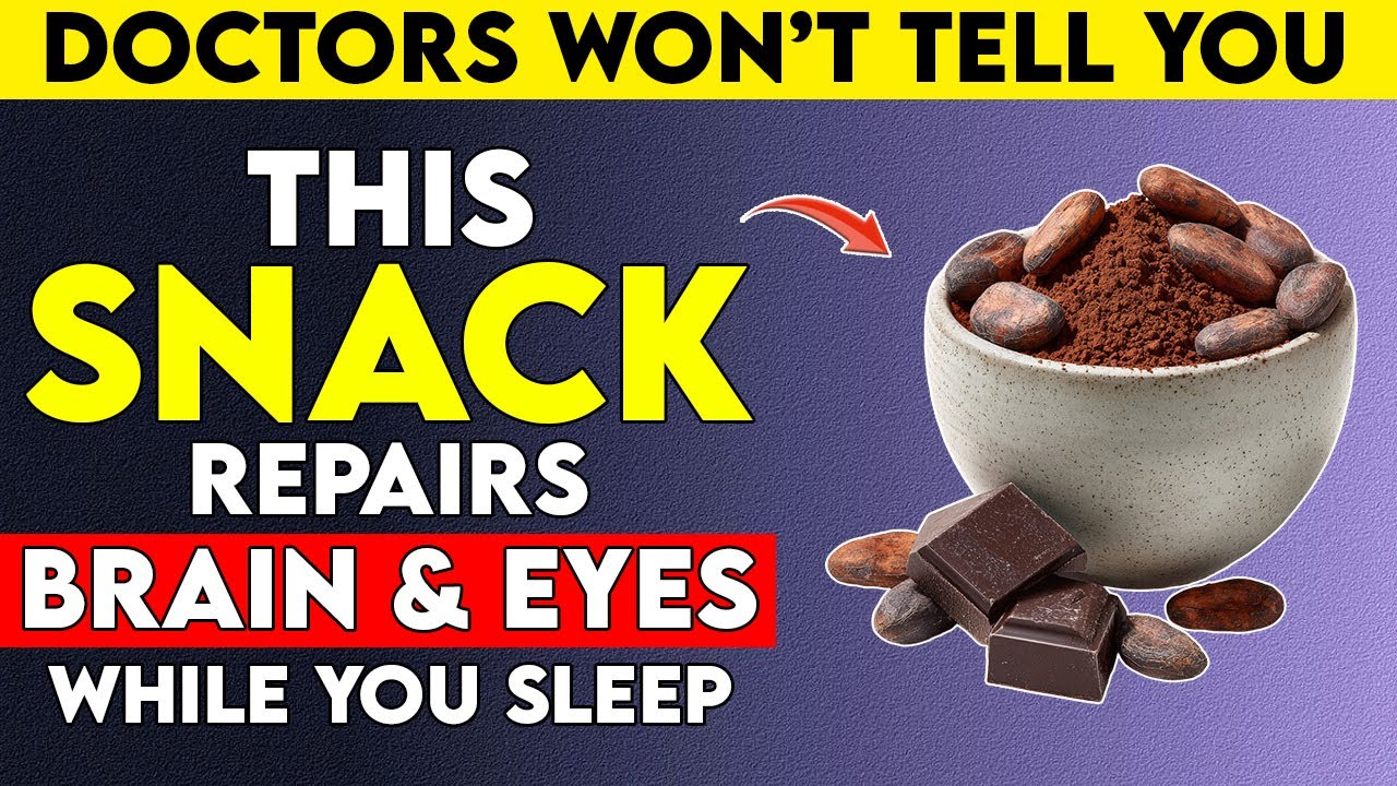 Seniors: Top 4 Snacks That Boost Brain and Vision Repair While You Sleep