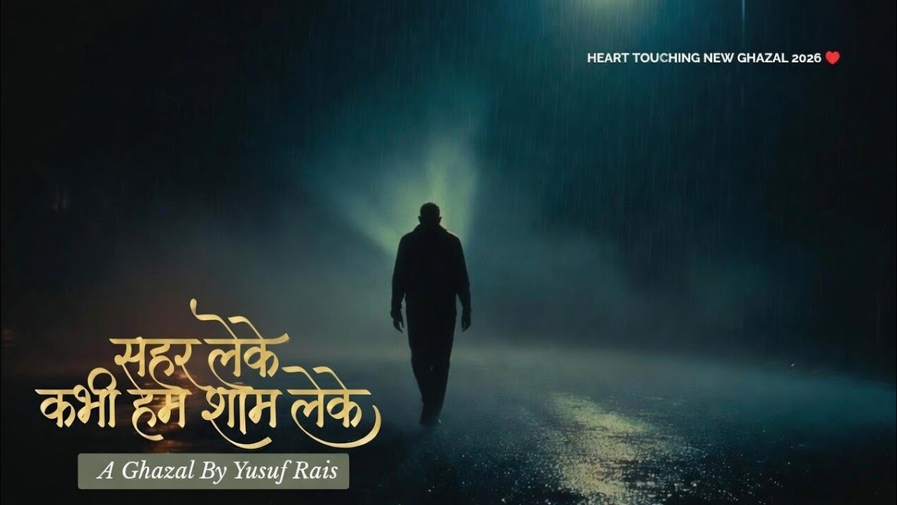 सहर लेके कभी हम शाम लेके | Heart Touching ♥️ Emotional 😭 New Ghazal 2026 | Dard Bhari Shayari 