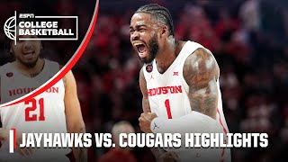 Houston Cougars CRUISE past Kansas Jayhawks 🙌 | Full Game Highlights | ESPN College Basketball