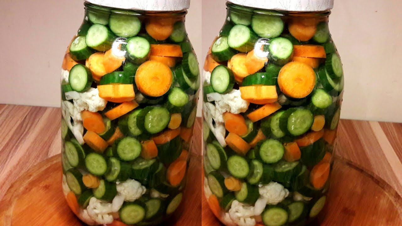 اسهل طريقة لعمل مخلل/كبيس مشكل مثل المحلات| Mixed Vegetable Pickle Recipe