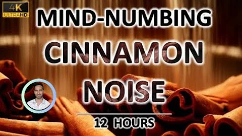 Mind-numbing Cinnamon Noise (12 Hours) BLACK SCREEN - Study, Sleep, Tinnitus Relief and Focus