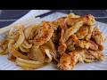 【おかずはこんなんでいい! 豚肉と玉ねぎのカレーめんつゆ炒め】Easy Stir-fried Pork & Onions with Curry Mentsuyu