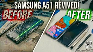 Samsung A51 Purple Spot Fix! 😳 | Display Replacement | Before vs After