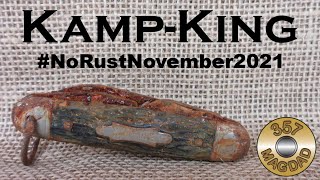 Pocket Knife Restoration  Imperial Kamp King #norustnovember2021