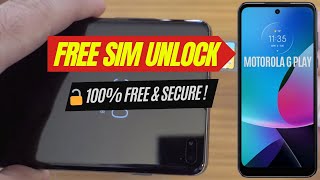 How To Network or Carrier Unlock Motorola G Play