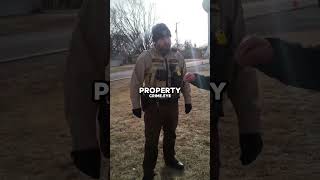 Homeowner 'Trespass' Threat? Cops Vow Arrest on His Own Property—Total Clown Show