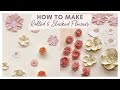 DIY MINI ROLLED AND STACKED PAPER FLOWERS ❀ | EASY CRICUT PROJECTS