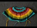 Separating Body And Sleeves On A Top Down Pullover 