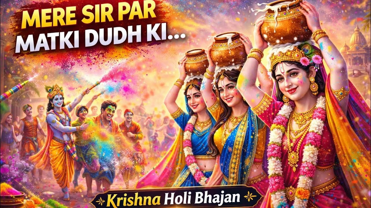 Mere Sir Par Matki Dudh Ki | Holi Special Krishna Bhajan 2026 | Radha Krishna Holi Bhajan
