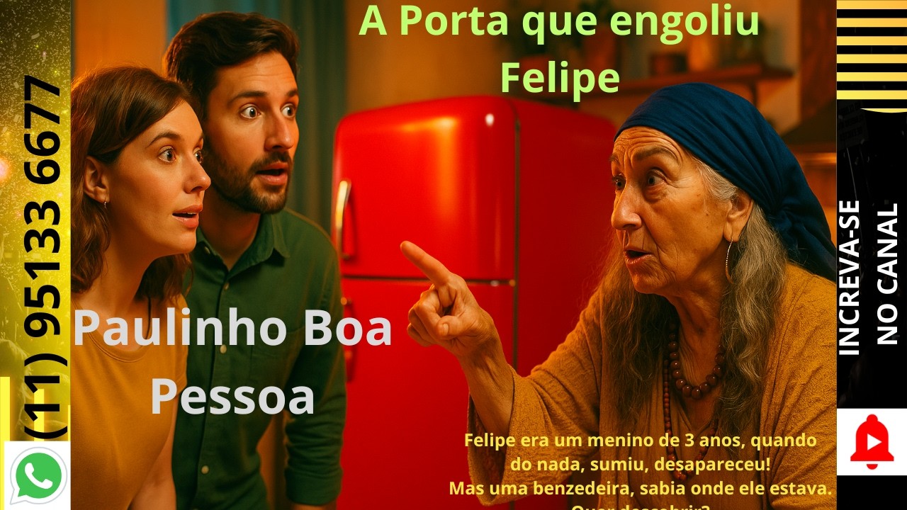A PORTA QUE ENGOLIU FELIPE. (GELADEIRA VERMELHA)