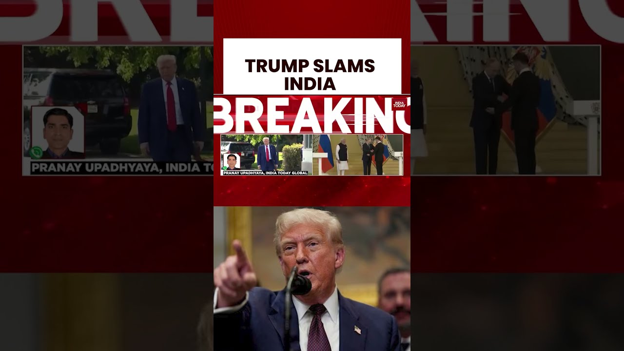 Donald Trump Slams India Accuses Of Funding Russia S War Against Ukraine Today