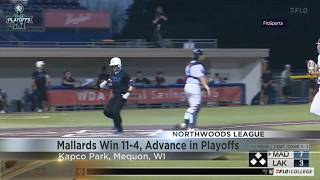Mallards advance, to host NWL divisonal championship game