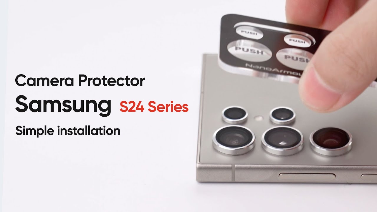 How to Install a Samsung S24 Camera Protector: FLOLAB Universal