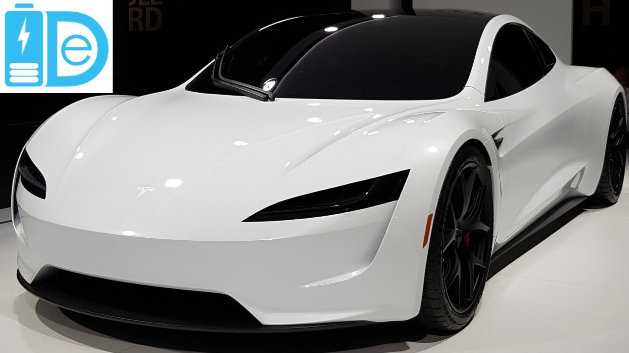 Only The Tesla Roadster 2 In White At The Grand Basel 09 09 2018