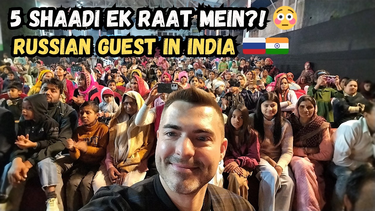 5 Shaadi Ek Raat Mein Russian Foreigner Ke Liye 🇮🇳 India Wedding Tour in Rajasthan - Guest Reaction